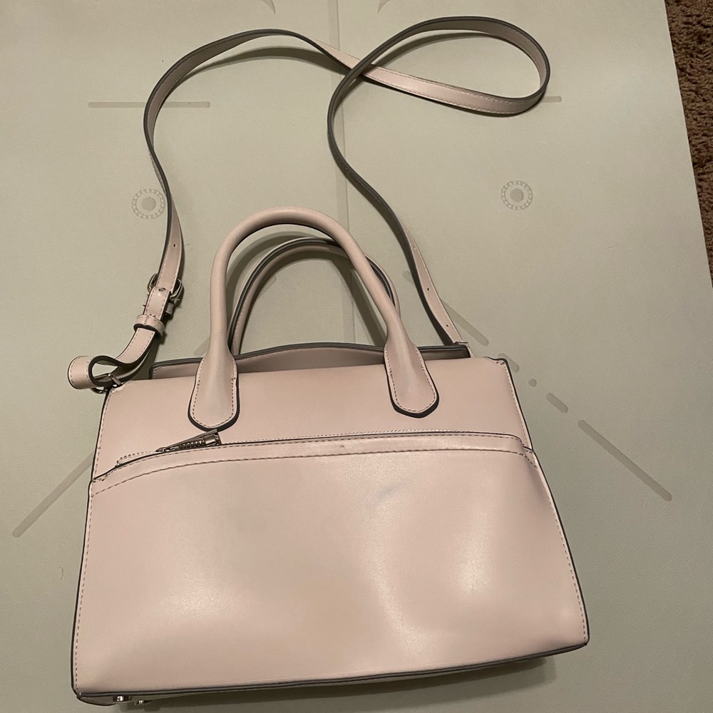 A New Day Beige Satchel Purse